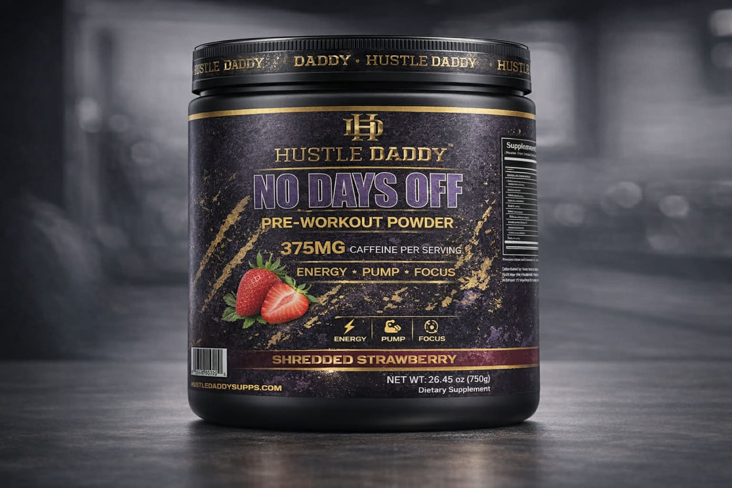 Hustle Daddy "No Days Off" Pre-Workout Powder